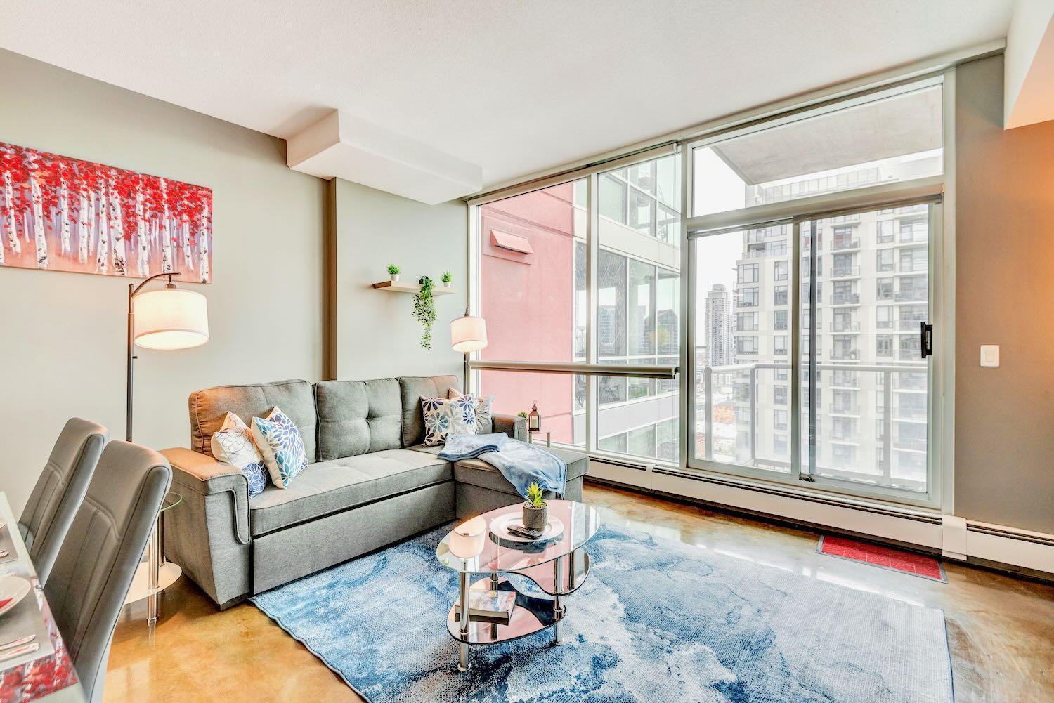 Modern 2Br Condo - King Bed - Downtown City Views YYC Kültér fotó