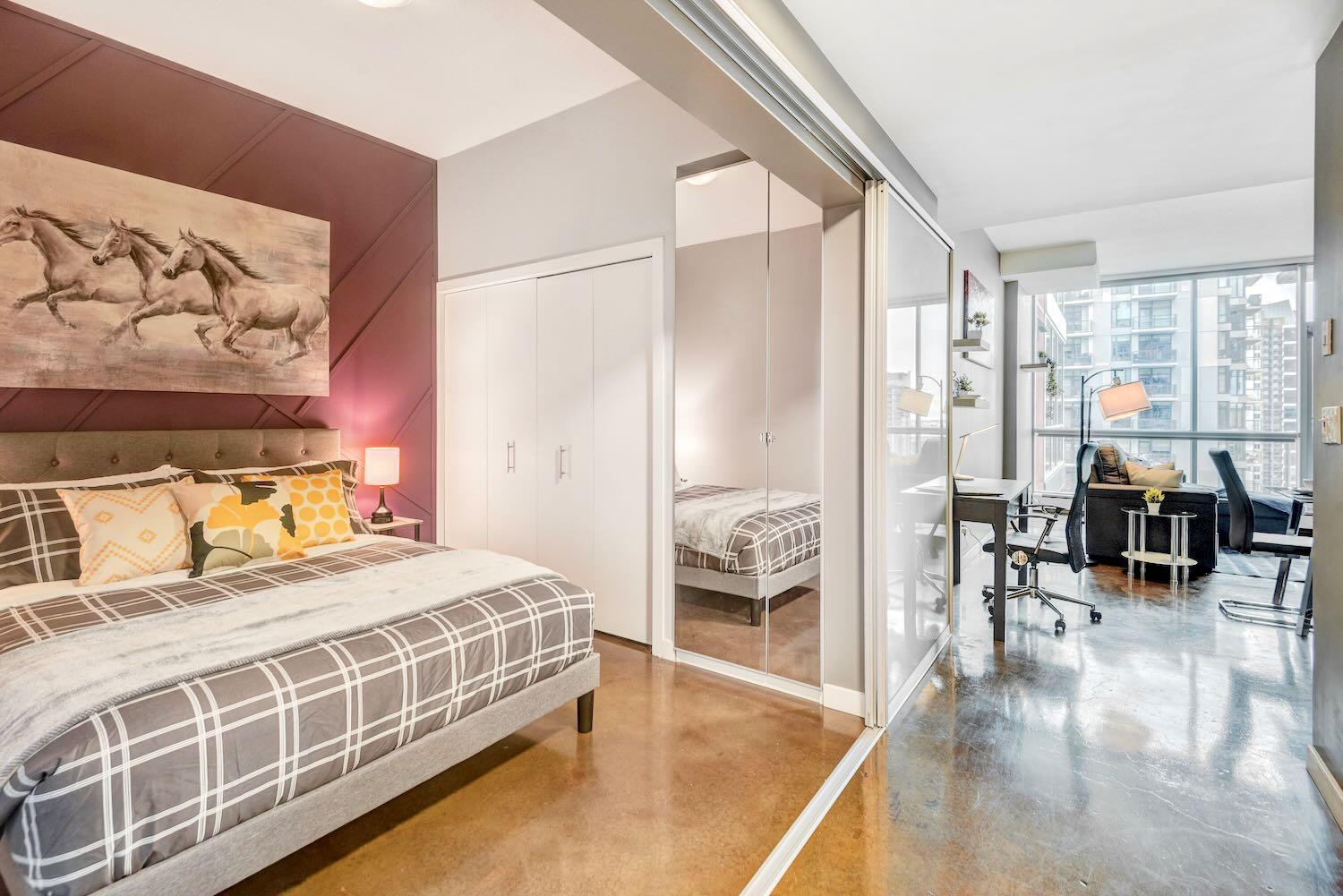 Modern 2Br Condo - King Bed - Downtown City Views YYC Kültér fotó